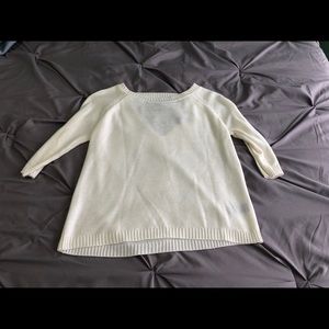 American Eagle White Sweater
